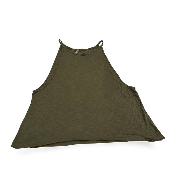 Emm & Sam Army Green Tank Top Small - Picture 1 of 7
